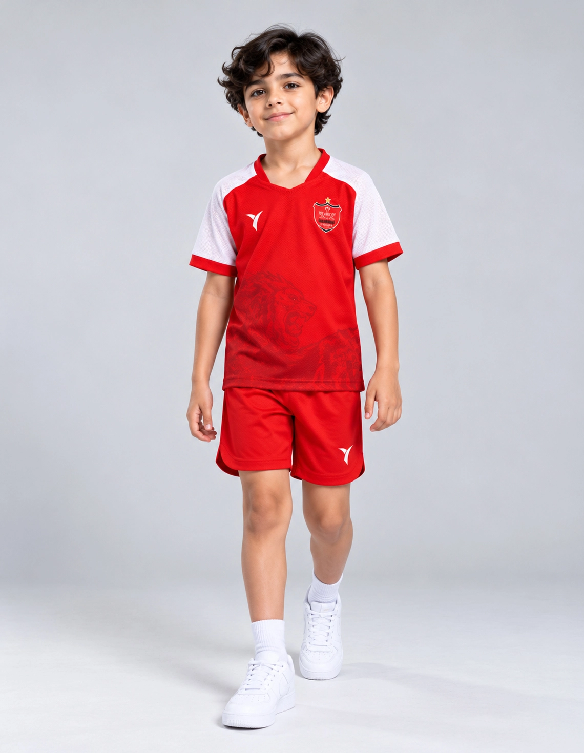 ست تیشرت و شلوارک هواداری فوتبال بچه گانه پرسپولیس Persepolis Star C